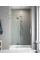 Двері в нішу Koer SR SD04-120x200-TR-07 прозоре скло Easy Clean 10мм, графіт (KR5388)
