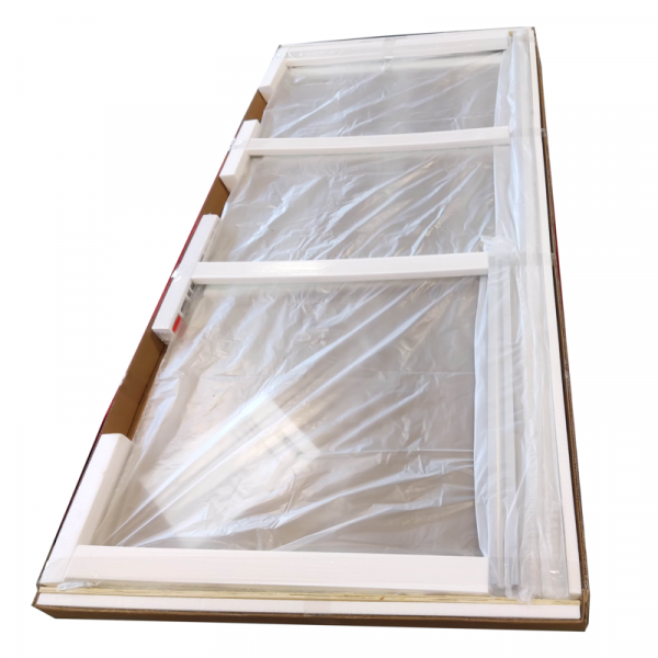 Бічна стінка до кабіни KOER SR SW05-90x200-TR-01 прозоре скло EASY CLEAN 6мм хром (KR5407)