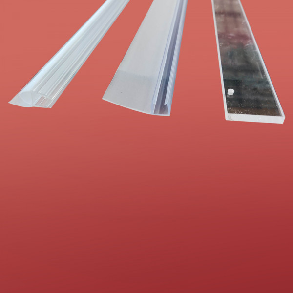 Двері у нішу розсувні KOER SR SD02-140x200-TR-01 прозоре скло EASY CLEAN 8мм хром (KR5383)