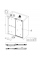 Двері в нішу Koer SR SD06-120x220-TR-01 прозоре скло Easy Clean 8мм, хром (KR5367)