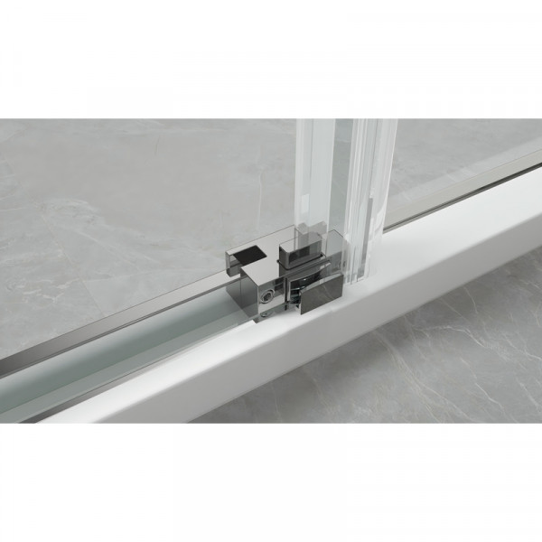 Душова кабіна без піддону Koer SR SC03-90x90x200-TR-02 прозоре скло Easy Clean 6мм SS Color (KR5680)