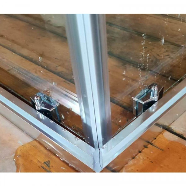 Душова кабіна без піддону Koer SR SC10-90x90x195-TR-01 прозоре скло Easy Clean 6мм, хром (KR5942)