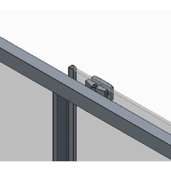 Душова кабіна без піддону Koer SR SC10-90x90x195-TR-07 прозоре скло Easy Clean 6мм, графіт (KR5944)