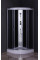Бокс душовий без гідромасажу Mixxus STRONG SB02-90x90x215-GR SATIN з низьким піддоном (MI6887)