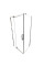 Душова кабіна без піддону Koer SR SC02-100x80x200-TR-01 прозоре скло Easy Clean 8мм, хром (KR5355)