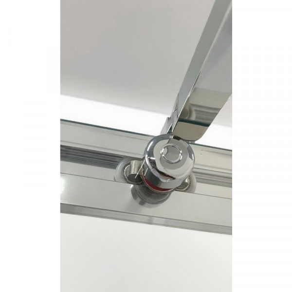 Шторки скляні на ванну розсувні Koer SR BS06-120x150-TR-01 прозоре скло Easy Clean 6мм, хром (KR5945)