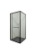 Душова кабіна без піддону Mixxus Premium Quadro SC01-90x90x195-TR Black прозоре скло 6мм (MI8292)