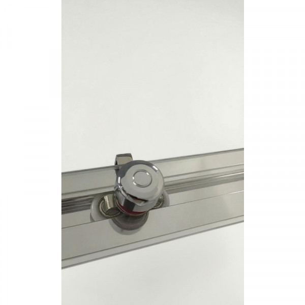 Шторки скляні на ванну розсувні Koer SR BS06-120x150-TR-01 прозоре скло Easy Clean 6мм, хром (KR5945)