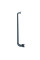 Двері в нішу Koer SR SD06-140x220-TR-07 прозоре скло Easy Clean 8мм, графіт (KR5369)
