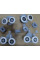 Комплект роликів для кабіни Mixxus Rollers SCP04-2x2 Graphite подвійний 2 вер.+2 ниж.(сірий) (MI8164)