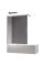 Шторки скляні на ванну розсувні Koer SR BS06-120x150-TR-01 прозоре скло Easy Clean 6мм, хром (KR5945)