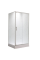 Душова кабіна з низьким піддоном Mixxus HARD SCT01-120x80x198-TR Chrome NEW прозоре скло 5мм (MI8428)