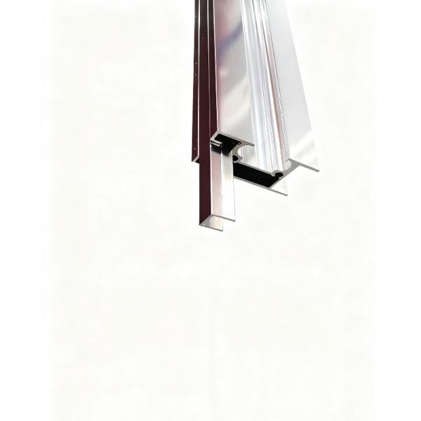 Шторки скляні на ванну розсувні Koer SR BS06-120x150-TR-01 прозоре скло Easy Clean 6мм, хром (KR5945)