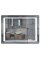 Дзеркало MIXXUS STYLE MR13-70x50-REVERSE з LED Touch, Anti-fog, димером, рег. яскравості (MI6665)