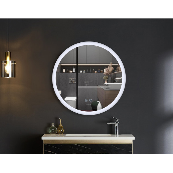 Дзеркало MIXXUS PLAIN MC11-60 з LED Touch, Anti-fog, димером, рег. яскравості (MI6663)