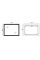 Дзеркало MIXXUS FLAT MR04-100x80 з LED Touch, Anti-fog, димером, рег. яскравості, годинником (MI6927)