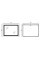 Дзеркало MIXXUS LIGHT MR01-90x70 з LED Touch, Anti-fog, димером, рег. яскравості, годинником (MI5999)