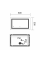 Дзеркало Mixxus Premium QUADRO MR20-50x80-Reverse з Led Touch, Anti-fog, димером, регулятором яскравості (MP6620)