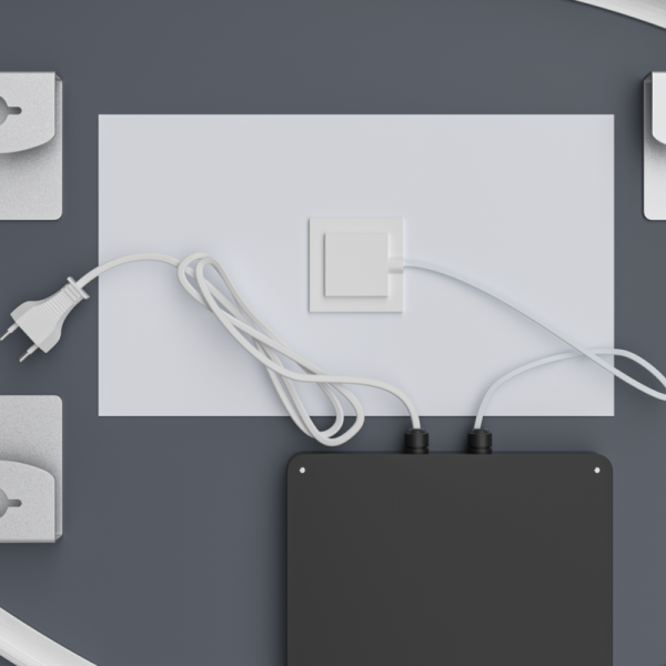 Дзеркало MIXXUS PREMIUM DIVERSE MA01-90x60-REVERSE з LED Touch, Anti-fog, димером (3-6,5kK) (MP6633)