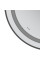 Дзеркало Mixxus Premium ELLIPSE MV05-80x70-Reverse BLACK з Led Touch, Anti-fog, димером (3-6,5kK) (MP6646)