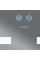 Дзеркало Mixxus HARD MR07-80x50 з Led Touch, Anti-fog, димером, регулятором яскравості (MI6658)