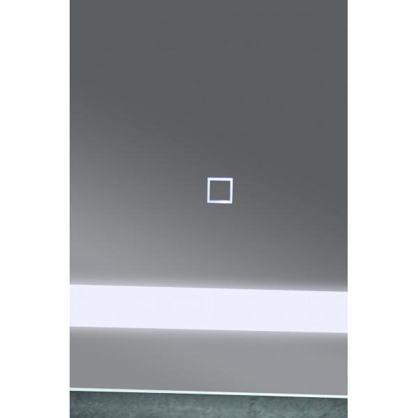 Дзеркало Mixxus TALL MR08-80x60-Reverse з Led Touch, Anti-fog, димером, регулятором яскравості (MI6659)
