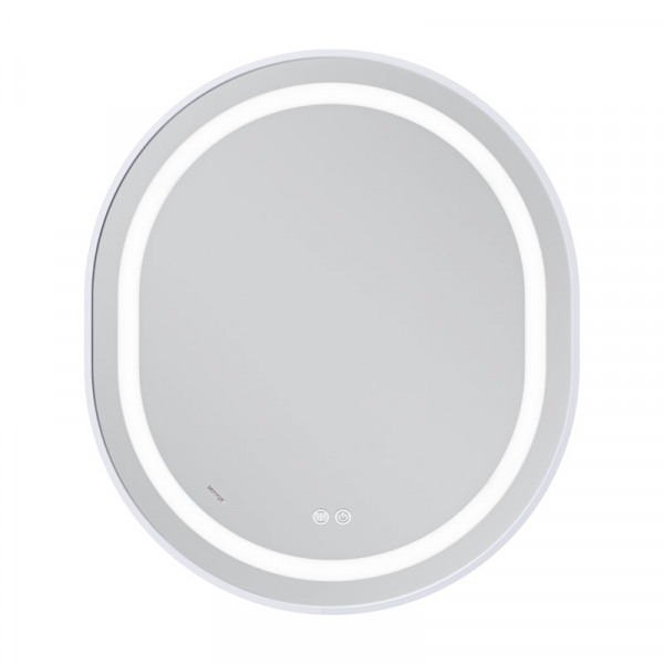 Дзеркало Mixxus Premium ELLIPSE MV05-80x70-Reverse WHITE з Led Touch, Anti-fog, димером (3-6,5kK) (MP6645)