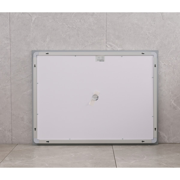 Дзеркало MIXXUS LIGHT MR01-90x70 з LED Touch, Anti-fog, димером, рег. яскравості, годинником (MI5999)