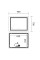 Дзеркало Mixxus Premium QUADRO MR20-90x70-Reverse з Led Touch, Anti-fog, димером, регулятором яскравості (MP6621)