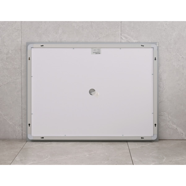 Дзеркало MIXXUS WARM MR02-100x70 з LED Touch, Anti-fog, димером, рег. яскравості, годинником (MI6002)
