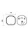 Дзеркало Mixxus Premium DIVERSE MR16-70x70 з Led Touch, Anti-fog, димером (3-6,5kK) (MP6640)