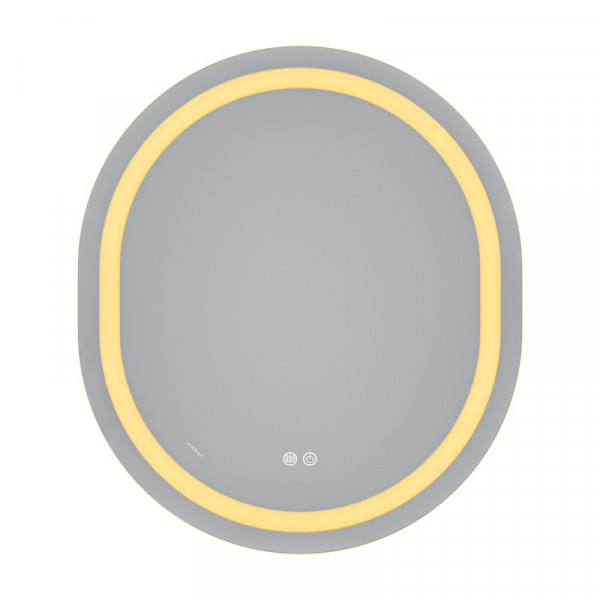 Дзеркало Mixxus Premium ELLIPSE MV05-80x70-Reverse з Led Touch, Anti-fog, димером (3-6,5kK) (MP6643)