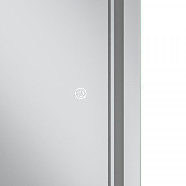 Дзеркало Mixxus Premium QUADRO MR20-90x70-Reverse з Led Touch, Anti-fog, димером, регулятором яскравості (MP6621)