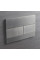 Панель змиву Koer KT-0603-07 240x160x10mm пластикова, кнопка лінійна (колір графіт) (KR5321)