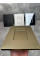 Панель змиву Koer KT-0607-12 157x198x10mm пластикова, кнопка квадратна (колір матове золото) (KR5715)