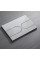 Панель змиву Koer KT-0604-01 240x160x10mm пластикова, кнопка закруглена (колір хром) (KR5323)