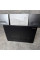 Панель змиву Koer KT-0608-05 240x160x10mm пластикова, кнопка закруглена (колір чорний матовий) (KR6125)