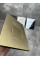 Панель змиву Koer KT-0607-12 157x198x10mm пластикова, кнопка квадратна (колір матове золото) (KR5715)