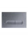 Панель змиву KOER KT-0608-07 240x160x10mm пластикова, кнопка закруглена (колір графіт) (KR6128)