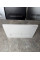 Панель змиву Koer KT-0608-03 240x160x10mm пластикова, кнопка закруглена (колір білий) (KR6123)