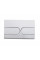 Панель змиву Koer KT-0604-01 240x160x10mm пластикова, кнопка закруглена (колір хром) (KR5323)