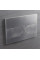 Панель змиву Koer KT-0604-07 240x160x10mm пластикова, кнопка закруглена (колір графіт) (KR5325)