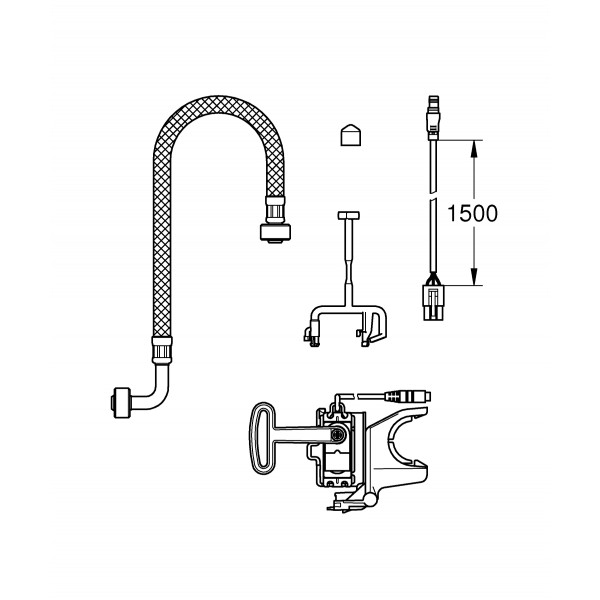 Монтажний комплект Grohe (46944001)