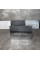 Панель змиву KOER KT-0608-07 240x160x10mm пластикова, кнопка закруглена (колір графіт) (KR6128)