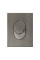Панель змиву Koer KT-0606-07 157x198x10mm пластикова, кнопка закруглена (колір графіт) (KR5712)
