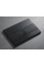 Панель змиву Koer KT-0604-05 240x160x10mm пластикова, кнопка закруглена (колір чорний матовий) (KR5324)