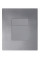Панель змиву Koer KT-0607-07 157x198x10mm пластикова, кнопка квадратна (колір графіт) (KR5345)