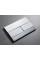 Панель змиву Koer KT-0603-01 240x160x10mm пластикова, кнопка лінійна (колір хром) (KR5319)