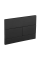 Панель змиву Koer KT-0603-05 240x160x10mm пластикова, кнопка лінійна (колір чорний матовий) (KR5320)