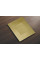 Панель змиву Koer KT-0607-12 157x198x10mm пластикова, кнопка квадратна (колір матове золото) (KR5715)